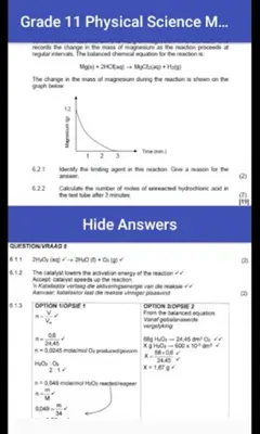 Grade 11 Physical Sciences android App screenshot 0